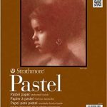 Strathmore 400 Series Pastel Pad, Assorted Colors, 9"x12" Glue Bound, 24 Sheets